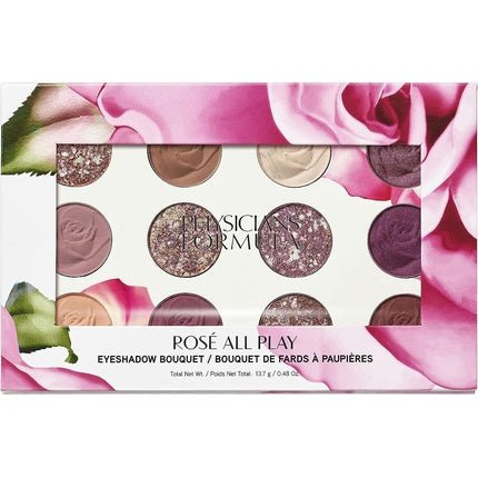 Physicians Formula Rose All Play Eyeshadow Bouquet Makeup Palette with Soft and Creamy Texture - Rose Extract, Goji, and Cherry Plum Formula - Rose - Maison des fragrances