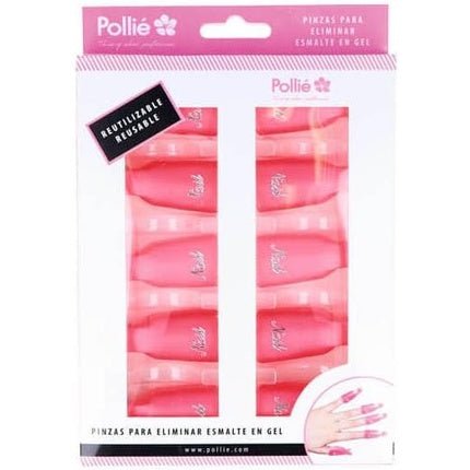 Pink Soak Off Remover Clips - Pack of 10 - Maison des fragrances