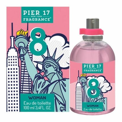 Poir 17 Pier 17 New York 's Perfume - Pack of 8 Eau de Toilette (EDT) Femme 100ml - Maison des fragrances