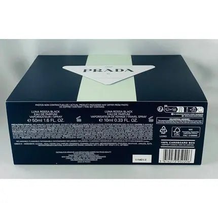 Prada Black Luna Rossa Travel Set 50ml Eau de parfum + 10ml Eau de parfum - Maison des fragrances