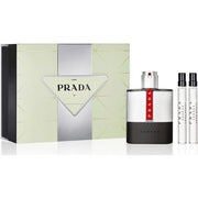 Prada Luna Rossa Carbon Eau de Toilette 100ml Gift Set 2023 - Maison des fragrances
