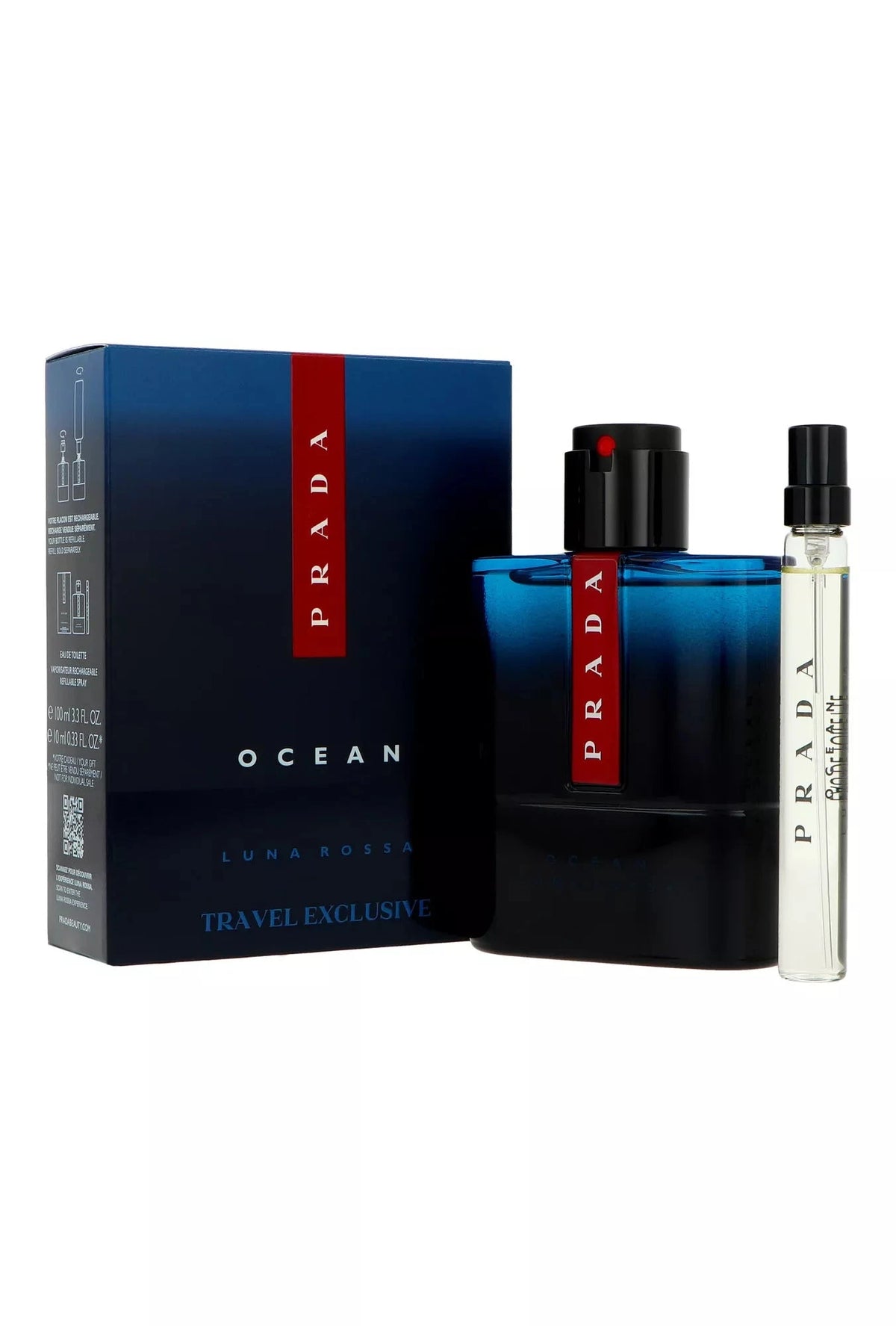 Prada Luna Rossa Ocean + Set New Sealed Box Dented Eau de Toilette 100ml Unisex