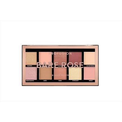 Profusion Cosmetics Bare Rose 10 Shade Palette - Maison des fragrances