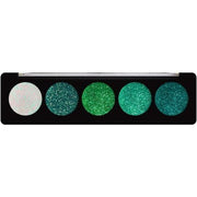 Profusion Cosmetics Emerald Gems 5 Shade Glitter Eyeshadow Palette - Maison des fragrances