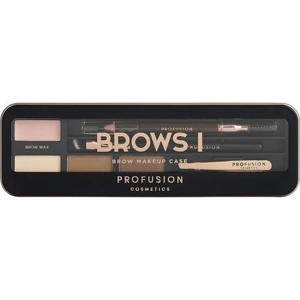 Profusion Cosmetics Eyebrow Pro Makeup Case Light Medium Multicolour - Maison des fragrances