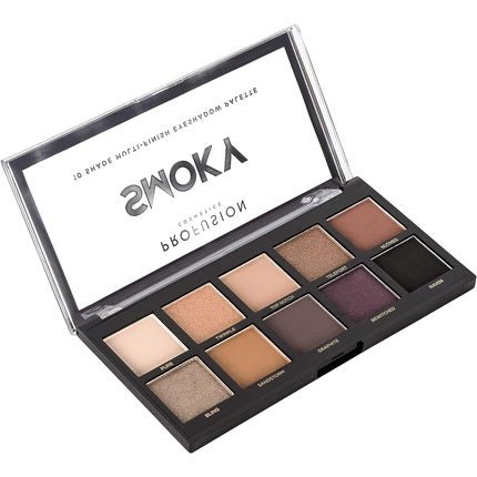 Profusion Cosmetics Smoky Eyeshadow Palette with 10 Shades - Maison des fragrances