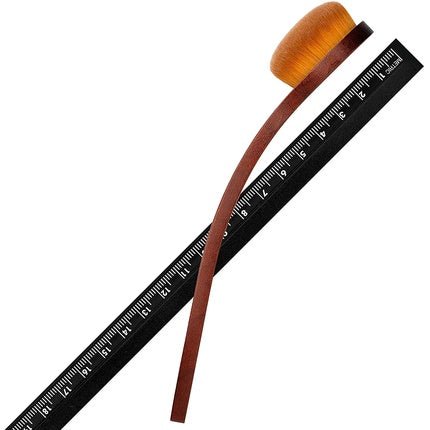 Puder Rouge Highlighter and Contour Brush with Soft Touch Fiber Vegan Synthetic Size 13 Made in Germany - Maison des fragrances