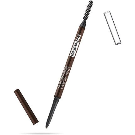 Pupa High Definition Eyebrow Pencil 002 Brown 0.09g - Maison des fragrances