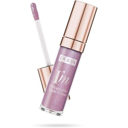 PUPA I. Are Holographic Nude Lip Gloss 002 Shining Heart - Maison des fragrances