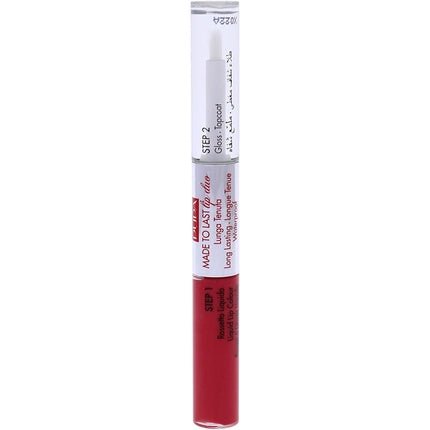 Pupa Made To Last Lip Duo Liquid Lip Colour & Topcoat Waterproof Long Lasting - 2x4ml - Maison des fragrances