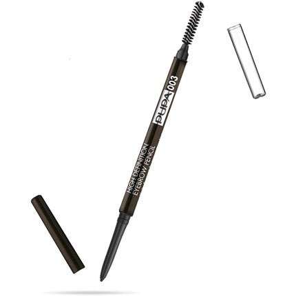 Pupa Milano High Definition Eyebrow Pencil 003 Dark Brown for Women 0.003 Oz - Maison des fragrances