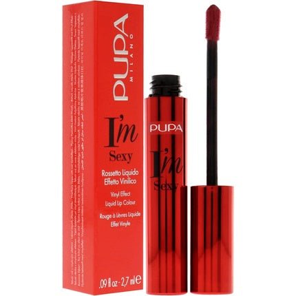 Pupa Milano I Am Sexy Vinyl Effect Liquid Lip Colour Lipstick 006 Strawberry - Maison des fragrances