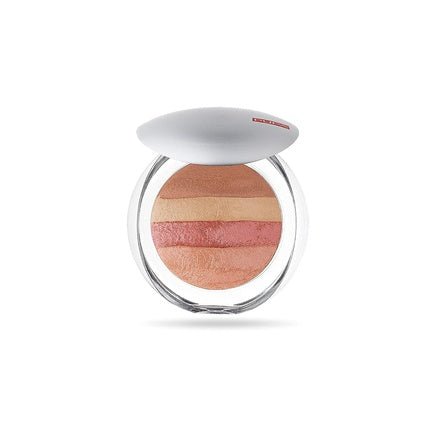 Pupa Milano Luminys Baked All Over Illuminating Blush Powder 06 Coral Stripes - Maison des fragrances