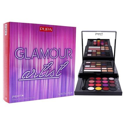 PUPA Milano Pupart M All - In - One Face, Eye, and Lip Make - Up Palette 004 Glamour Artist 0.7oz - Maison des fragrances
