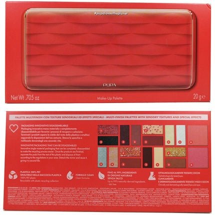 Pupa Milky Way 001 Purple Eye and Face Palette with Mirror 20g - Maison des fragrances