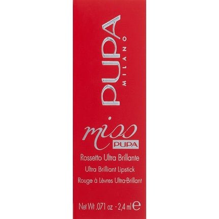 Pupa Miss Pupa Ultra Brilliant Lipstick 101, 2.4ml - Maison des fragrances