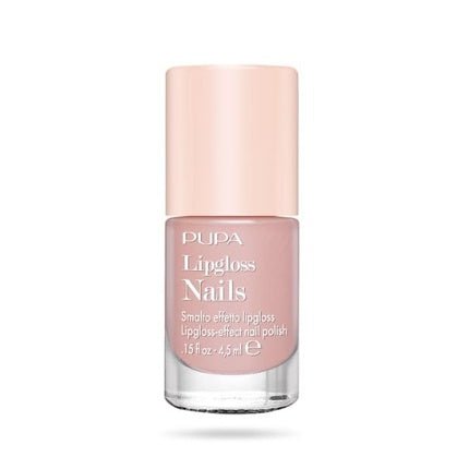 Pupa Nail Polish with Lip Gloss Effect 4.5ml 004 Deep Nude - Maison des fragrances