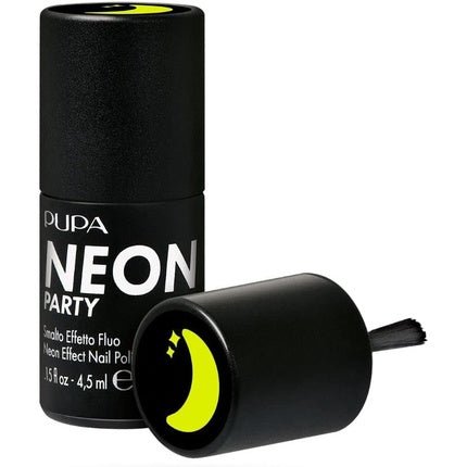 Pupa Neon Party Fluorescent Effect Nail Polish 400 Full Moon Yellow - Maison des fragrances