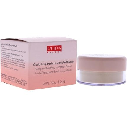 Pupa Prime Me Setting Loose Powder Transparent 4.5g - Maison des fragrances