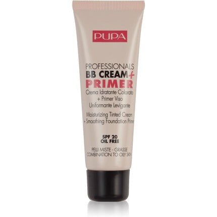 Pupa Professionals BB Cream + Primer For Oily To Combination Skin SPF20 50ml - Maison des fragrances