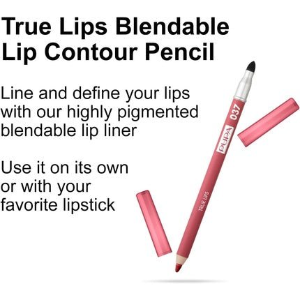 Pupa True Lips Lip Liner Smudger Pencil 037 Appricot - Maison des fragrances