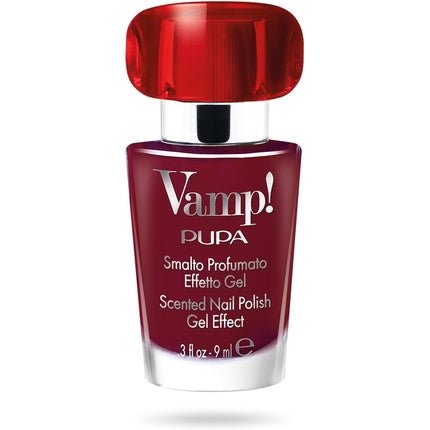 Pupa Vamp! 221 Infinite Burgundy Scented Gel Effect Nail Polish - Maison des fragrances
