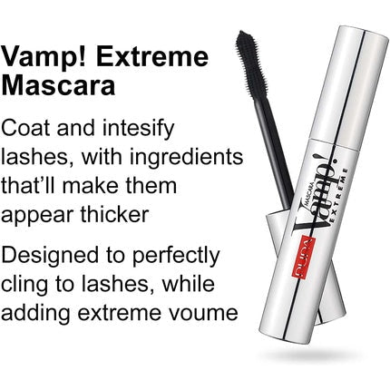 Pupa Vamp Extreme N. 010 Extra Black - Maison des fragrances
