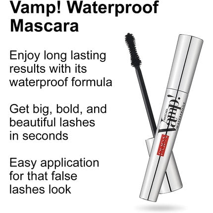 Pupa Vamp Mascara Waterproof - 001 Black, 9ml - Maison des fragrances