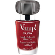 Pupa Vamp! Scented Gel Effect Nail Polish 311 Burning Red - Maison des fragrances