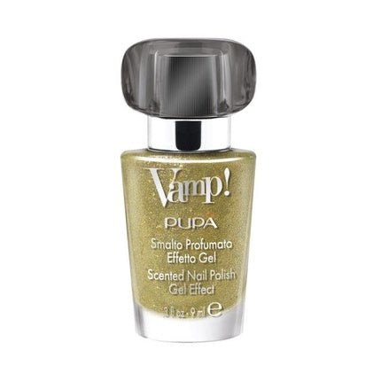 Pupa Vamp! Scented Gel Effect Nail Polish Sparkling Edition 306 Shiny Gold - Maison des fragrances