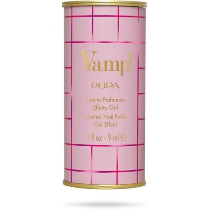 Pupa Vamp! Scented Nail Polish Effect Gel Tin 125 White Snow - Maison des fragrances