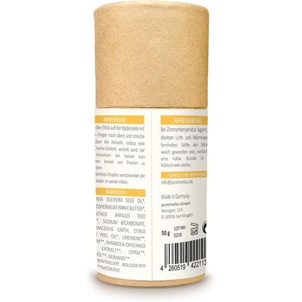 Puremetics Lemon Deodorant Stick - Maison des fragrances