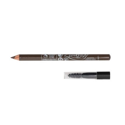PuroBio Eyebrow Pencil with Brush Dark Turtledove 1.3g - Maison des fragrances