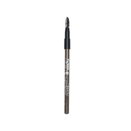 PuroBio Eyebrow Pencil with Brush Dark Turtledove 1.3g - Maison des fragrances