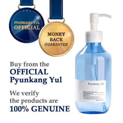 Pyunkang Yul Deep Cleansing Oil Makeup Remover Korean Oil Cleanser for Face 9.8 Fl. Oz - Maison des fragrances