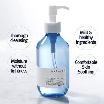 Pyunkang Yul Deep Cleansing Oil Makeup Remover Korean Oil Cleanser for Face 9.8 Fl. Oz - Maison des fragrances