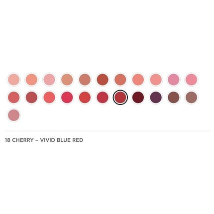 Radiant Professional Advanced Care Lipstick Ultra Nourishing Matte Lipstick With Vitamin E UVA UVB Filters Velvet 18 Cherry Vivid True Red - Maison des fragrances
