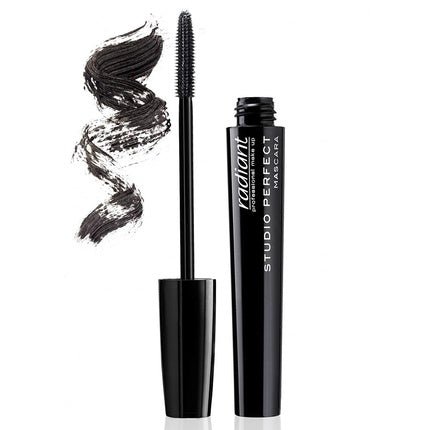 Radiant Professional Studio Perfect Volume Mascara with Silicone Brush and Natural Wax 0.30 ounces Black 01 - Maison des fragrances