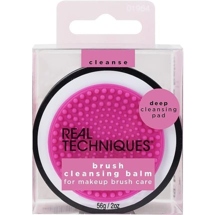 Real Techniques Brush Cleansing Balm with Deep Cleansing Pad for Makeup Brush Care - Maison des fragrances