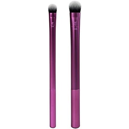 Real Techniques Instapop Eye Shadow Makeup Brush Duo - Pack of 2 - Maison des fragrances