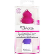 Real Techniques Miracle Makeup Sponges 2 Count 2 Sponges + Stands - Maison des fragrances