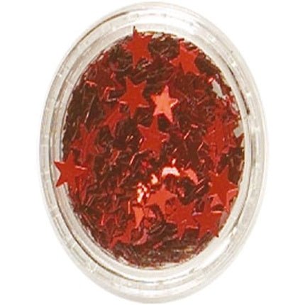 Red Cosmetic Glitter Stars for Face - Maison des fragrances