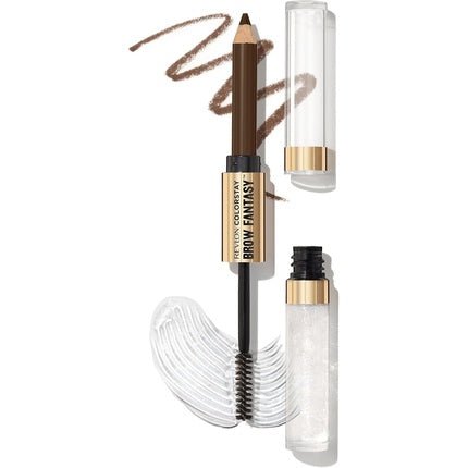 Revlon ColorStay Brow Fantasy Pencil & Gel Medium Brown - Maison des fragrances
