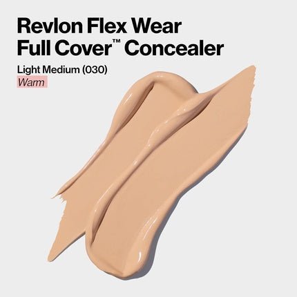 Revlon ColorStay Flex Wear Full Cover Non - Creasing Concealer with Hyaluronic Acid and Vitamin E 0.34 fl oz 030 Light Medium - Maison des fragrances