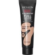 Revlon ColorStay Full Cover Longwear Matte Foundation Heat & Sweat Resistant Lightweight Face Makeup 30ml 200 Nude - Maison des fragrances