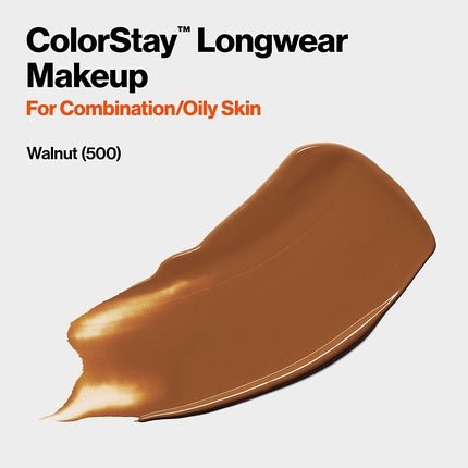 Revlon ColorStay Liquid Foundation Makeup for Combination/Oily Skin SPF 15 Walnut 1.0oz - Maison des fragrances