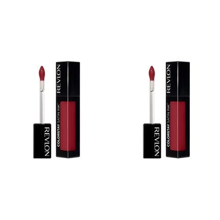 Revlon ColorStay Satin Ink Liquid Lipstick Longwear Rich Lip Color 005 Silky Sienna 0.17 Fl Oz - Maison des fragrances