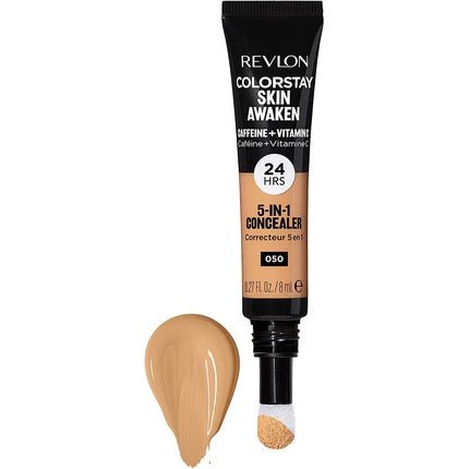 Revlon ColorStay Skin Awaken 5 - in - 1 Concealer 24HR Wear Fragrance & Paraben Free Light Medium 050 8ml - Maison des fragrances