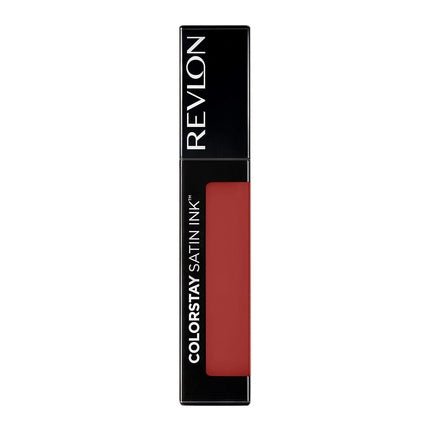 Revlon Liquid Lipstick ColorStay Satin Ink Longwear Rich Lip Colors with Black Currant Seed Oil 0.17 Fl Oz 013 Holy Pumpkin - Maison des fragrances
