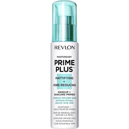 Revlon Prime Plus Makeup & Skincare Primer Mattifying and Pore Reducing with Salicylic Acid and AHA 30ml - Maison des fragrances